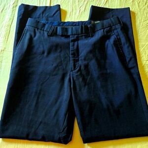 Banana Republic Marzotto Slim Fit Navy Blue Pants 32x32 Italian Wool Blend